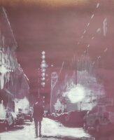 Leonhard Wachter - powder snow - 2025 - Mixed media